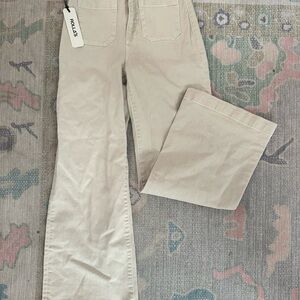 Rolla's Off-White Flared Trousers